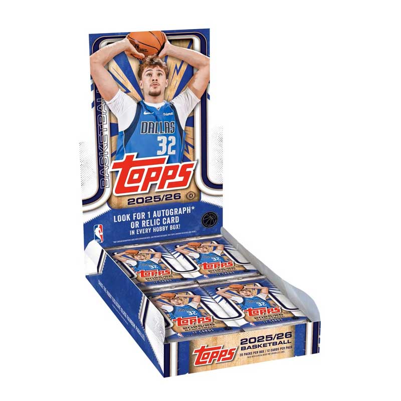 [MAX 1 PER HUSHÅLL] Hel Box 2025-26 Topps Basketball Flagship Hobby (20 Paket)