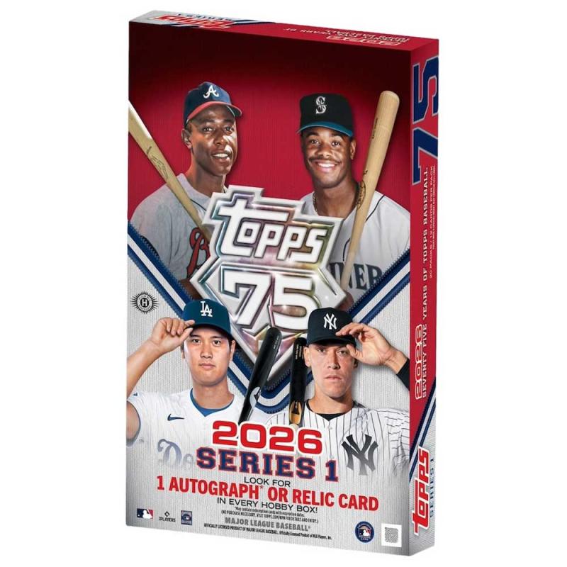 Hel Box 2026 Topps Baseball Series 1 Hobby (20 Paket)