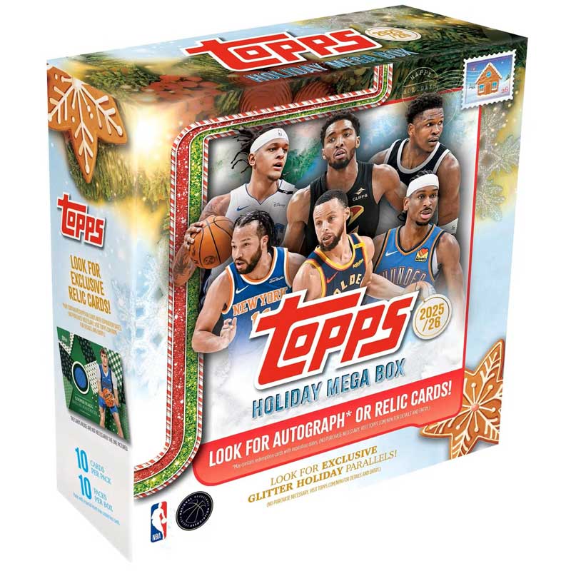 Hel HOLIDAY MEGA Box 2025-26 Topps Basketball NBA [10 Packs]