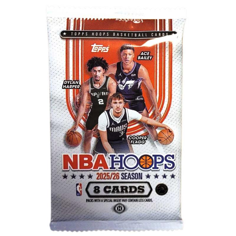 1st Paket 2025-26 Topps NBA Hoops Basketball Hobby