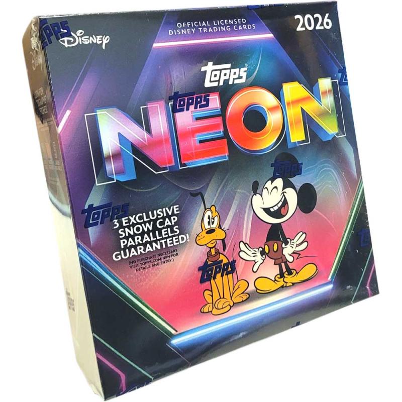 Hel Mega Box 2026 Topps Disney Neon (10 Paket)