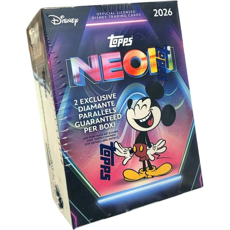 Hel Value Box 2026 Topps Disney Neon (7 Paket)