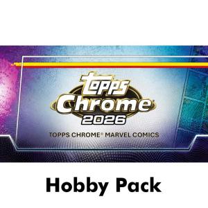 1st Paket 2026 Topps Marvel Comics Chrome Hobby