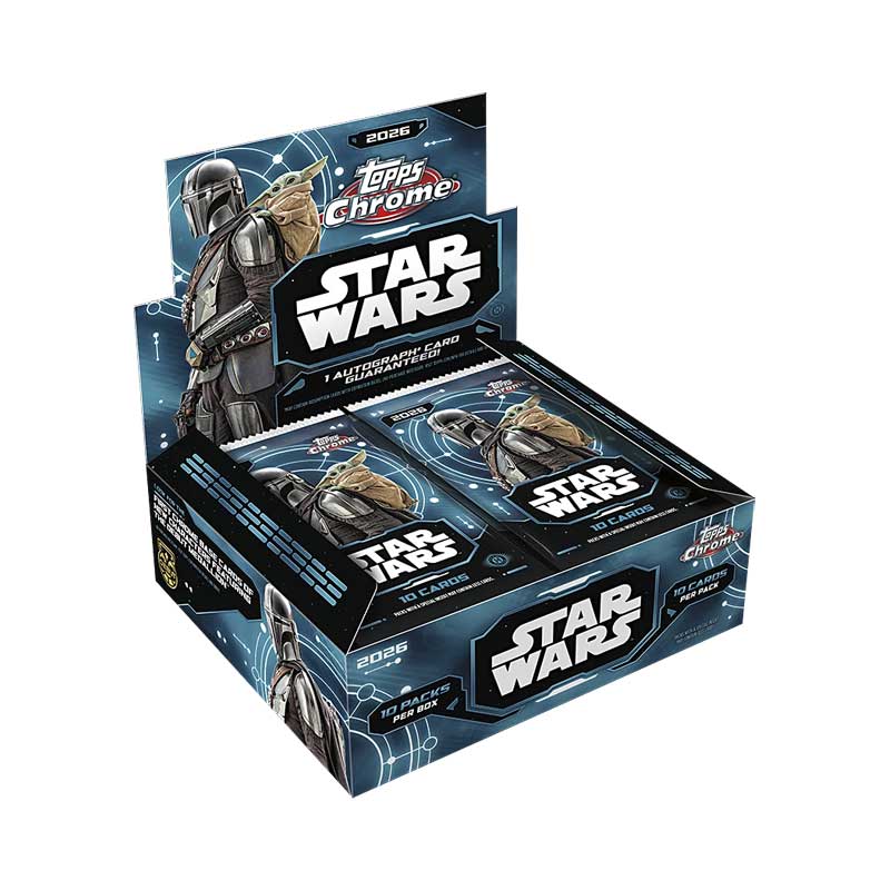 Sealed Box 2026 Topps Star Wars Chrome Hobby (10 packs)