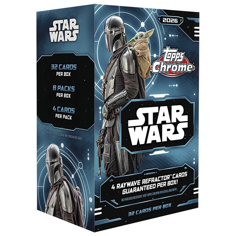 Sealed VALUE Box 2026 Topps Star Wars Chrome (8 packs per box)
