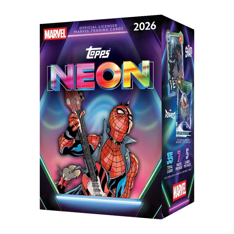 Hel VALUE Box 2026 Topps Marvel Neon (7 paket)
