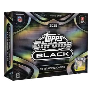 Sealed Box 2025 Topps Chrome Black Football Hobby