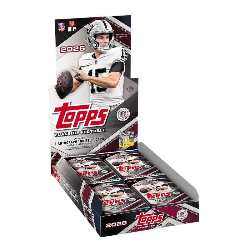 Hel Box 2026 Topps Flagship NFL Football Hobby (20 Paket)