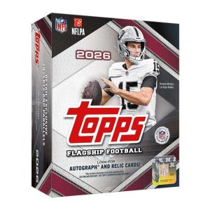 Hel MEGA Box 2026 Topps Flagship NFL Football (12 paket)
