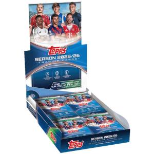 Hel Box (24 Paket) 2025-26  Topps UCC FLAGSHIP Soccer Hobby