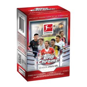 Sealed Value Box 2025-26 Topps Chrome Soccer Bundesliga (Blaster Style)