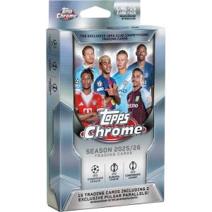 Hel Hanger Box 2025-26 Topps UEFA Club Competitions Chrome Soccer (15 kort)