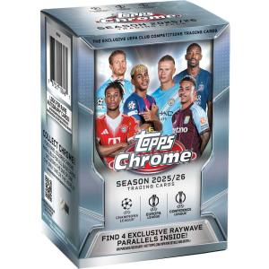 Hel Value Box 2025-26 Topps UEFA Club Competitions Chrome Soccer (7 paket)