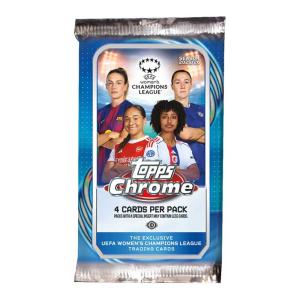 1st Paket 2025-26 Topps Chrome UEFA Women's Champions League Hobby (UWCL)