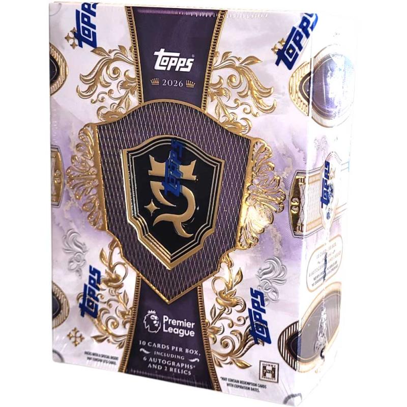 PRE-BUY: Sealed Box 2025-26 Topps Royalty English Premier League Soccer Hobby (Preliminary release September 24:th 2026)