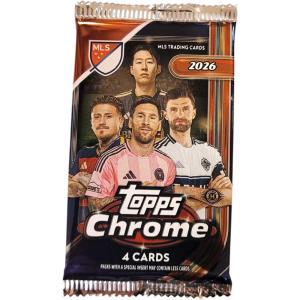 PRE-BUY: 1 Pack 2026 Topps Major League Soccer Chrome Soccer Hobby MLS (Preliminary release September 10:th 2026)