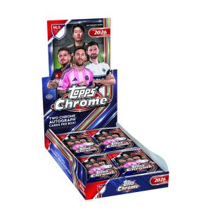 PRE-BUY: Sealed Box 2026 Topps Major League Soccer Chrome Soccer Hobby MLS (Preliminary release September 10:th 2026)