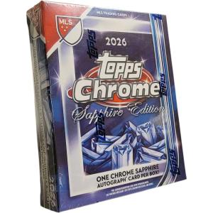 Sealed Box 2026 Topps MLS Chrome Soccer SAPPHIRE Edition