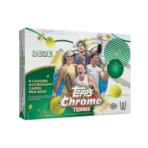 Hel BREAKER'S DELIGHT Box 2026 Topps Tennis Chrome (1 Pack per box)
