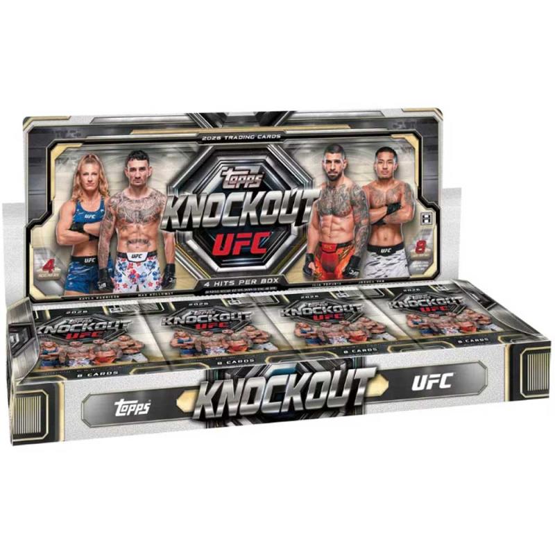 Hel Box 2026 Topps UFC Knockout Hobby (4 Paket)
