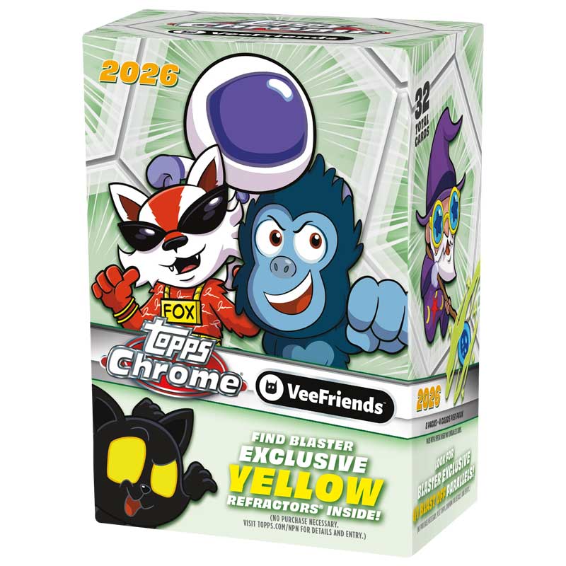 Hel VALUE Box 2026 Topps Chrome VeeFriends (8 Paket)