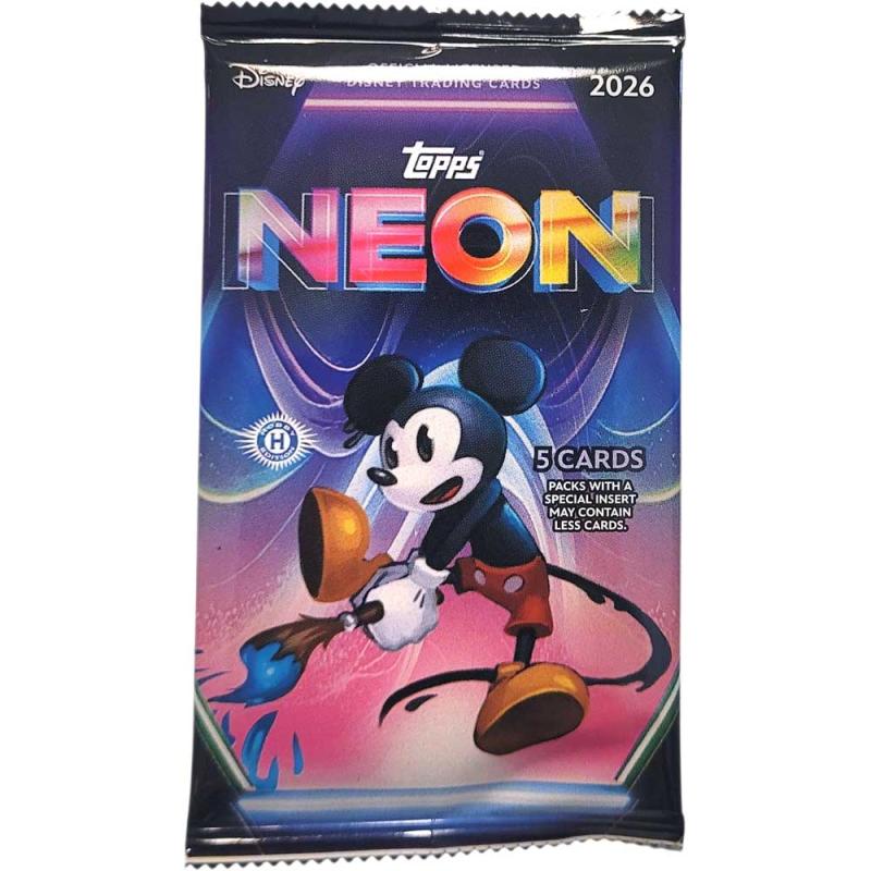 1st Paket 2026 Topps Disney Neon Hobby