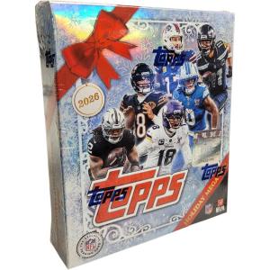 [MAX 2 PER HUSHÅLL] FÖRKÖP: Hel MEGA Box 2026 Topps HOLIDAY NFL Football (Preliminär release 23 oktober 2026)