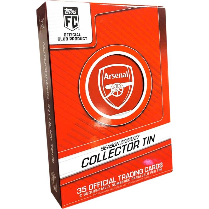 Sealed Tin 2026-27 Topps Arsenal – Collector Tin