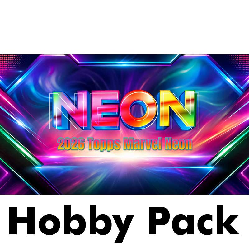 1st Paket 2026 Topps Marvel Neon Hobby (5 cards)