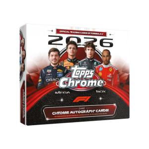 Hel MEGA Box 2026 Topps Chrome Formula 1 F1 Racing (6 Packs)