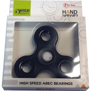 Fidget Spinner / Hand Spinner, High Speed ABEC - Svart - Toi Toys (CE-märkt)