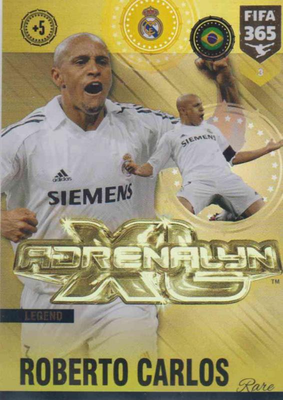 Adrenalyn XL FIFA 365 2019 - 003 Roberto Carlos (Real Madrid CF) AXL Legend