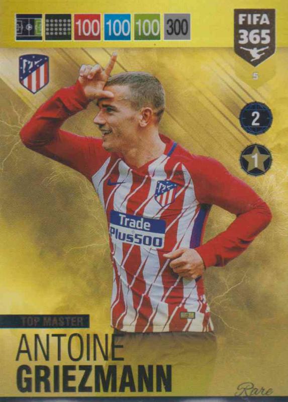 Adrenalyn XL FIFA 365 2019 - 005 Antoine Griezmann (Atlético de Madrid) Top Master