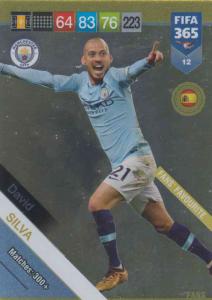Adrenalyn XL FIFA 365 2019 - 012  David Silva (Manchester City FC) Fans' Favourite