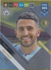 Adrenalyn XL FIFA 365 2019 - 013  Riyad Mahrez (Manchester City FC) Impact Signing