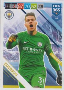 Adrenalyn XL FIFA 365 2019 - 016  Ederson (Manchester City FC) Team Mate