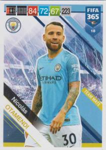 Adrenalyn XL FIFA 365 2019 - 018  Nicolás Otamendi (Manchester City FC) Team Mate