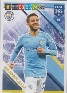 Adrenalyn XL FIFA 365 2019 - 022  Bernardo Silva (Manchester City FC) Team Mate