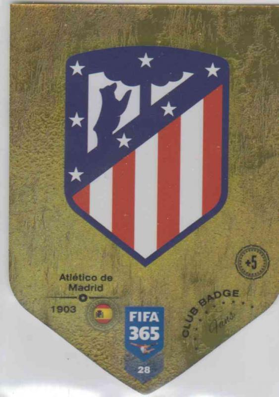 Adrenalyn XL FIFA 365 2019 - 028  Club Badge (Atlético de Madrid) Club Badge