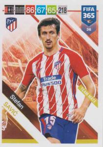 Adrenalyn XL FIFA 365 2019 - 036  Stefan Savić (Atlético de Madrid) Team Mate