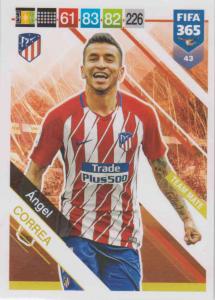 Adrenalyn XL FIFA 365 2019 - 043  Ángel Correa (Atlético de Madrid) Team Mate