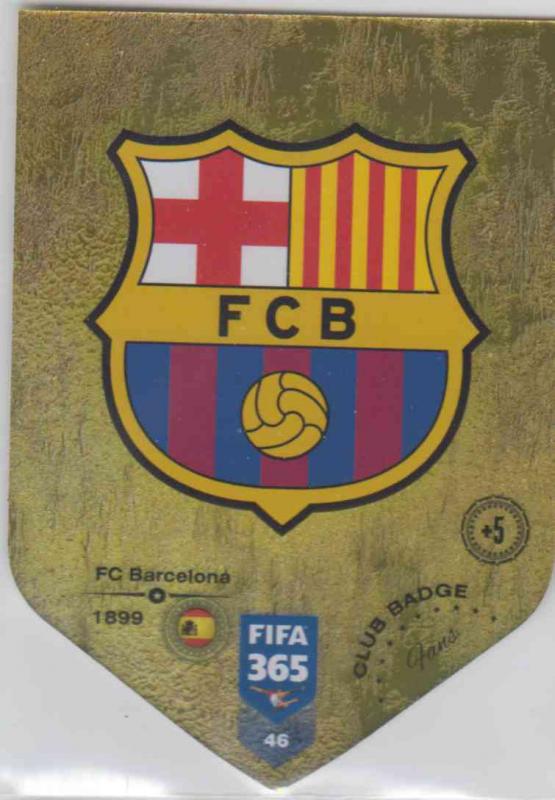 Adrenalyn XL FIFA 365 2019 - 046  Club Badge (FC Barcelona) Club Badge
