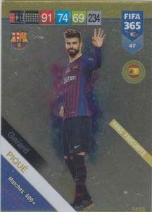 Adrenalyn XL FIFA 365 2019 - 047  Gerard Piqué (FC Barcelona) Fans' Favourite