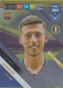 Adrenalyn XL FIFA 365 2019 - 050  Clément Lenglet (FC Barcelona) Impact Signing
