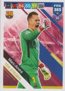 Adrenalyn XL FIFA 365 2019 - 052  Marc André ter Stegen (FC Barcelona) Team Mate