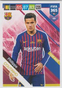 Adrenalyn XL FIFA 365 2019 - 060  Philippe Coutinho (FC Barcelona) Team Mate