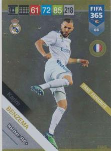 Adrenalyn XL FIFA 365 2019 - 066  Karim Benzema (Real Madrid CF) Fans' Favourite