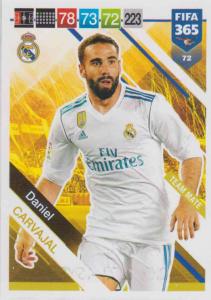 Adrenalyn XL FIFA 365 2019 - 072  Daniel Carvajal (Real Madrid CF) Team Mate
