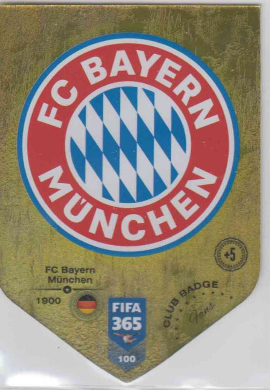 Adrenalyn XL FIFA 365 2019 - 100  Club Badge (FC Bayern München) Club Badge