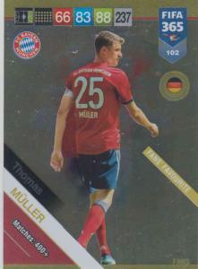 Adrenalyn XL FIFA 365 2019 - 102  Thomas Müller (FC Bayern München) Fans' Favourite
